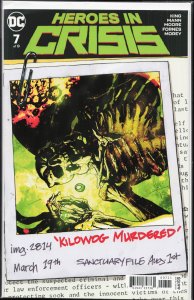 Heroes In Crisis #7 Variant Cover (2019) Aquaman