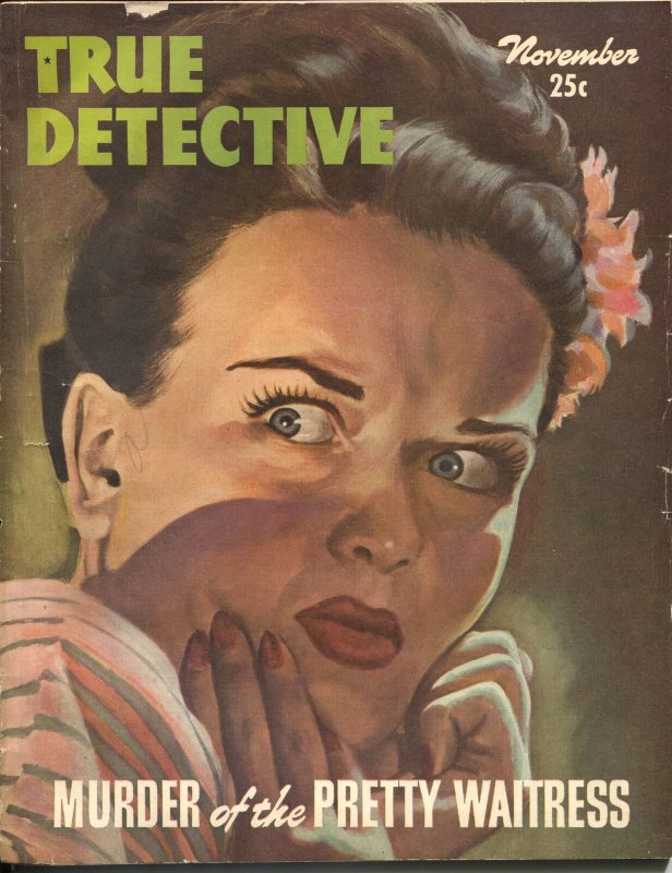 True Detective 11/1946-MacFadden-Ozni Brown-Secret service-pulp crime-VG