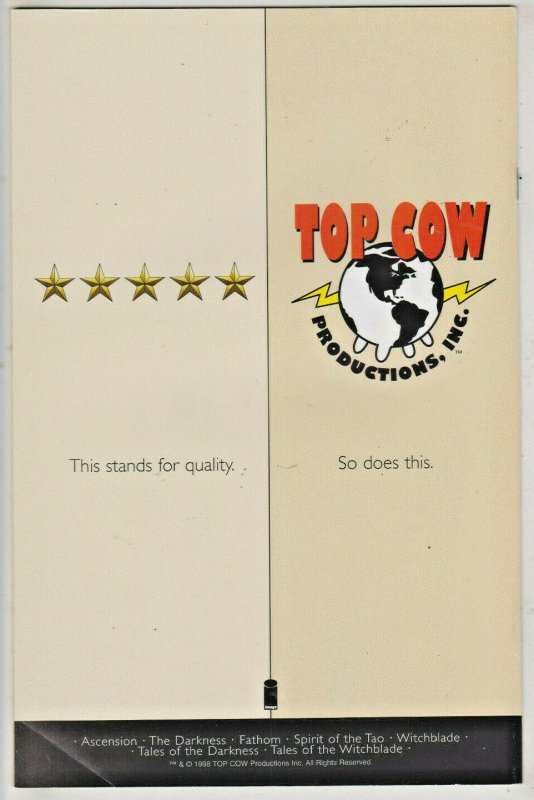 WITCHBLADE/TOMB RAIDER#1 NM 1998 MICHAEL TURNER COVER IMAGE COMICS