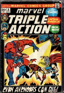 Marvel Triple Action #8 (1972) The Avengers
