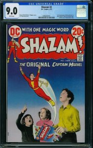 Shazam! #2 (1973) CGC 9.0 VFNM