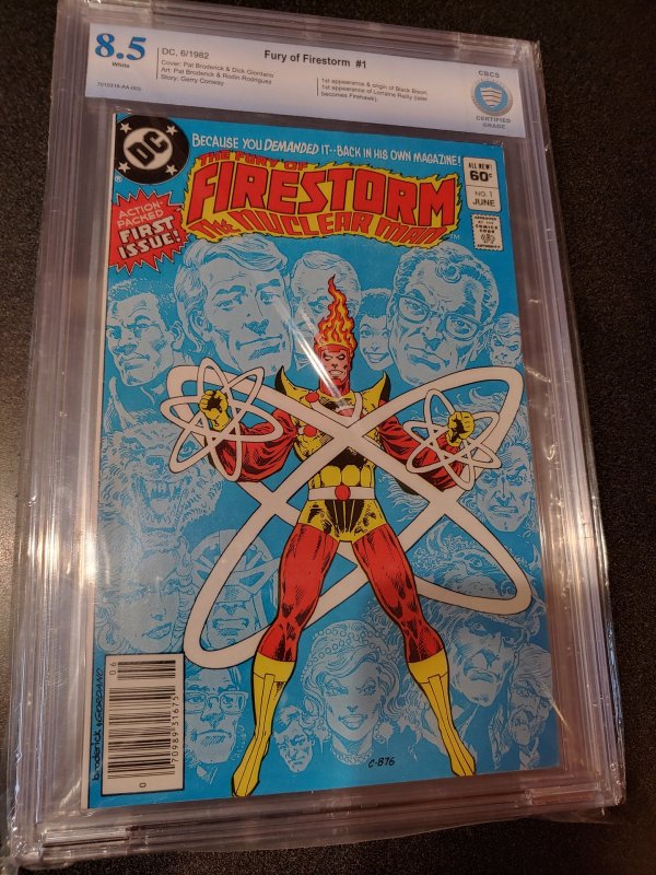 FURY OF FIRESTORM #1 CBCS 8.5