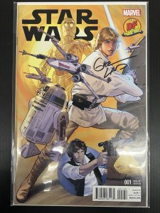 STAR WARS #1 2015 Dynamic Forces Exclusive SIGNED by Greg Land W/ COA PROSHIPPER
