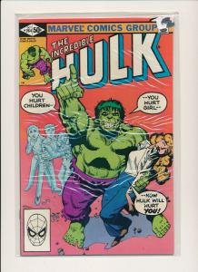 Marvel Comics Lot of 9-THE INCREDIBLE HULK  #261-269 1981 F/VF (PF488) 