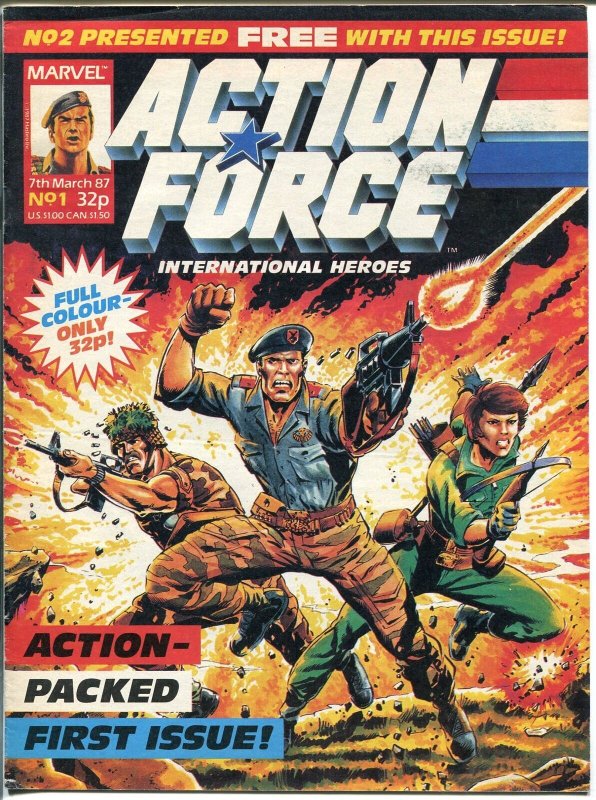 Action Force #1 1987-Marvel-1st issue-British GI Joe series-VF