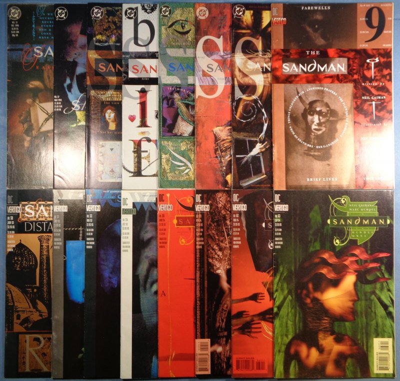 Sandman #21 #37 #41 #42 #43 #44 #46 #49 #50 #51 #52 #54 #58 #59 #62 #63 Vertigo