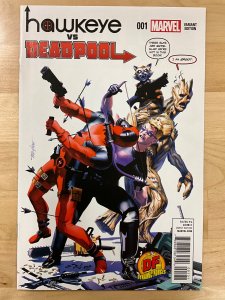 Hawkeye vs. Deadpool #1 Dynamic Forces Cover (2014)