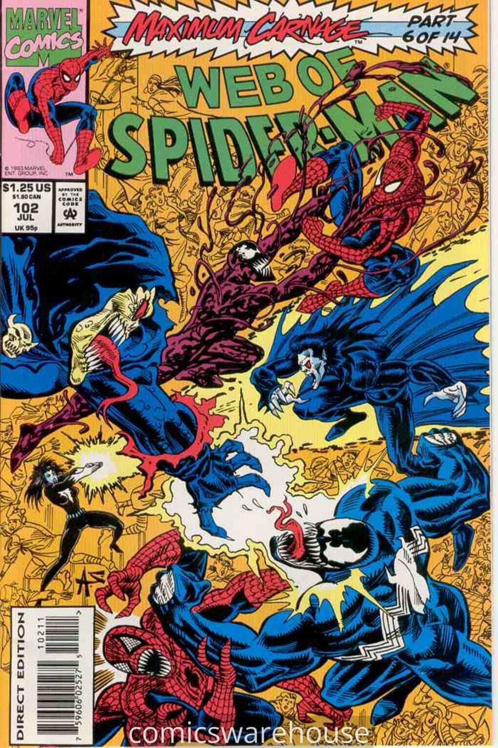 WEB OF SPIDER-MAN (1985 Series) (MARVEL) #39 Very Fine Comics Book  Comic  Books - Copper Age, Marvel, Spider-Man, Superhero / HipComic