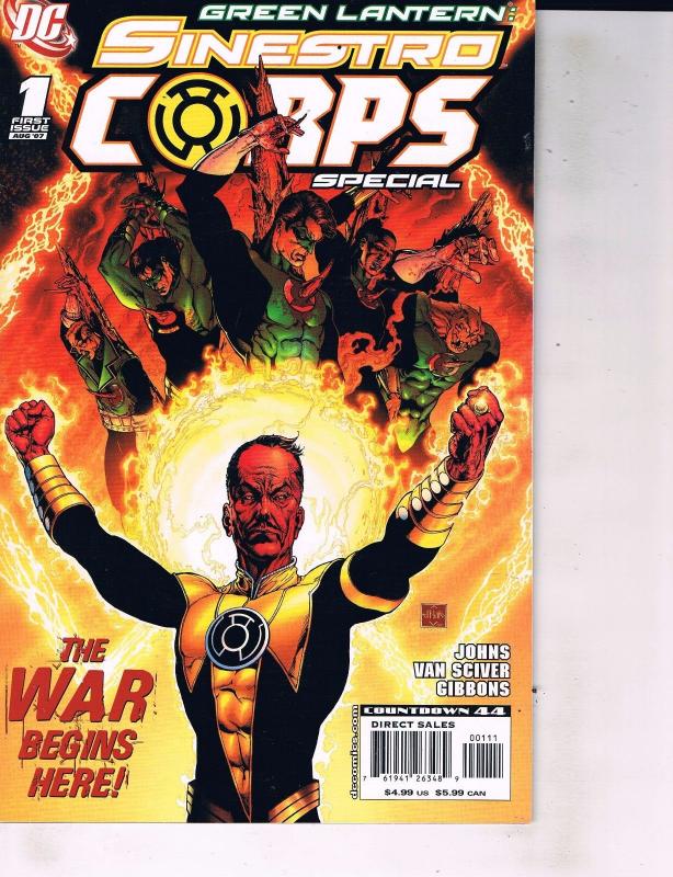 Lot Of 2 DC Comics Book Sinestro Coprs #1 and Green Lantern Secret Files#1 ON1