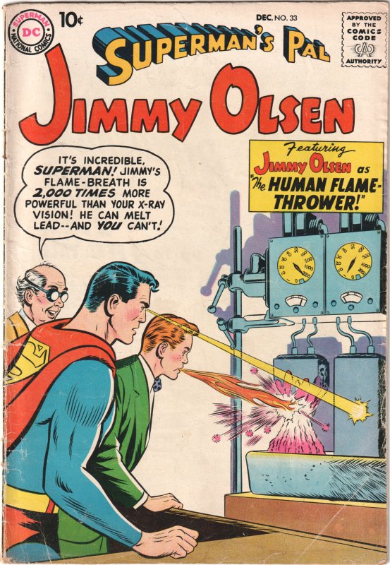 Superman's Pal, Jimmy Olsen #33 (1958) Jimmy Olsen