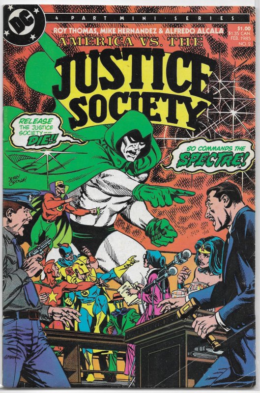 America vs. the Justice Society (1985) #2 of 4 GD/VG JSA, Spectre, Thomas, Fern