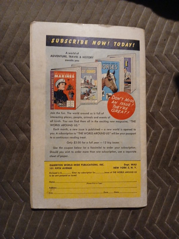 UNDERSEA ADVENTURES Classics Illustrated World Around Us #30 1961 Comic Book