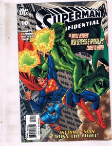 Lot of 7 Superman Confidential DC Comic Books #1 5 6 7 8 9 10 BH53