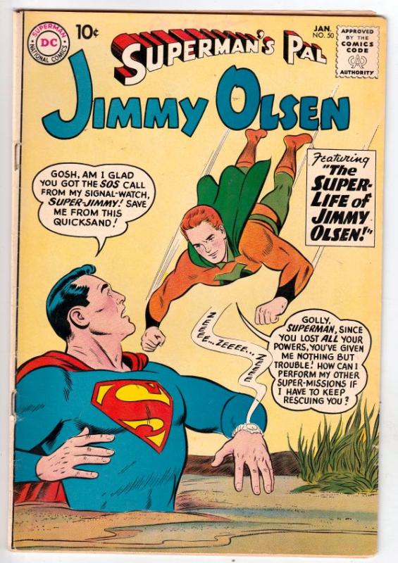 Superman's Pal Jimmy Olsen #50 (Jan-61) FN/VF+ High-Grade Jimmy Olsen