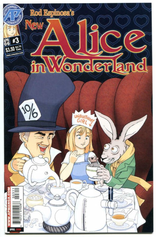 ALICE in WONDERLAND #1 2 3 4, NM, Rod Espinosa, 2006, Mad Hatter, Queen, Rabbit