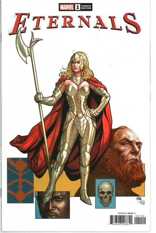 Eternals 1  Frank Cho Variant Cover!  9.0 (our highest grade)