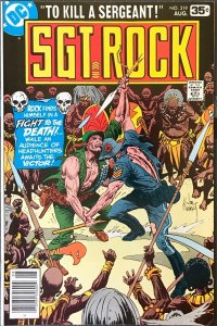 SGT ROCK Comic Issue 319 — 1978 DC Comics — Joe Kubert Cover — Fine + Condition 