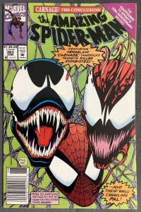 The Amazing Spider-Man #363 (1992) Newsstand Edition. VF