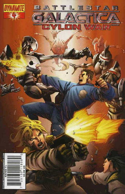 Battlestar Galactica: Cylon War #4A FN; Dynamite | save on shipping - details in