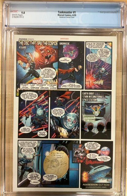 Taskmaster #1 Henderson Cover (2021) CGC 9.8