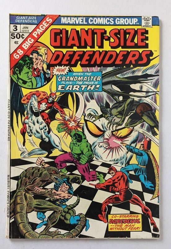 Giant-Size Defenders #3 (1975) VG/FN   (key book, 1st app. Korvac)