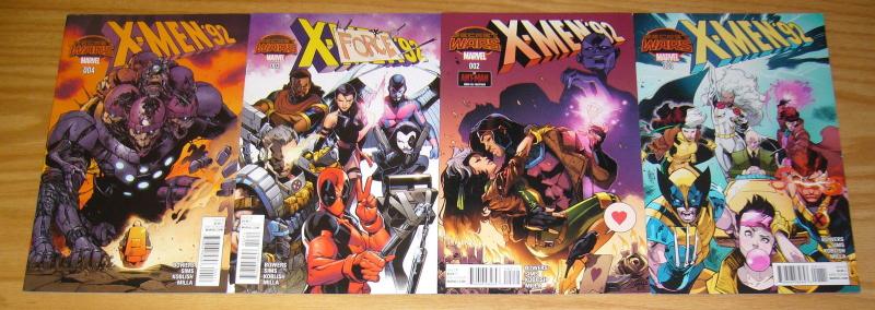 X-Men '92 #1-4 VF/NM complete series - marvel comics - secret wars 2015 set 2 3