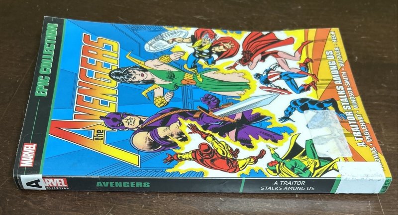Avengers A Traitor Stalks Among Us TPB Epic Collection EX-LIBRARY READER COPY
