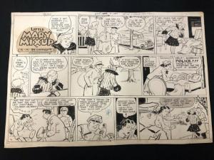 Little Mary Mixup Original Comic Strip Art November 8 1942- RM Binkerhoff