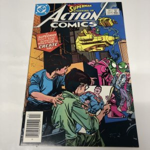 Action Comics (1984) # 554 (VF/NM) Canadian Price Variant • CPV • Marv Wolfman