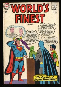 World's Finest Comics #149 VG- 3.5 Batman Superman!