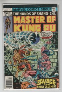 MASTER OF KUNG-FU (1974 MARVEL) #61 VG/FN A96338