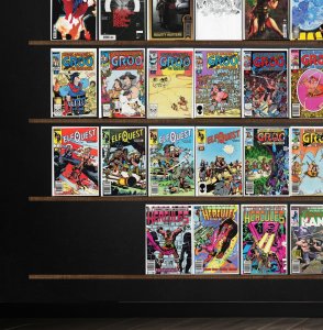 Huge Lot 150+ Comics with Elfquest, Action Comics Weekly, Hercules & More!