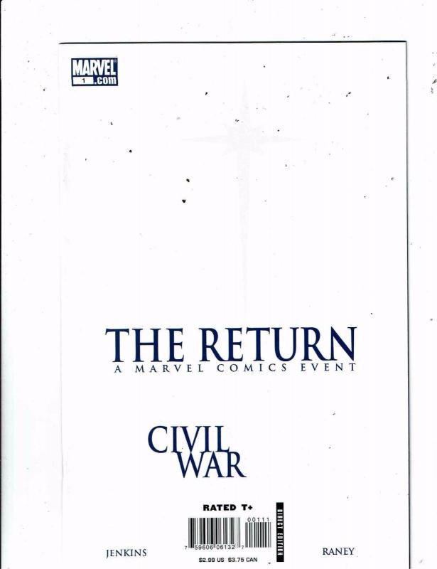 5 Civil War Marvel Comic Book One Shots # 1 Return Crimes Initiative Damage BF4
