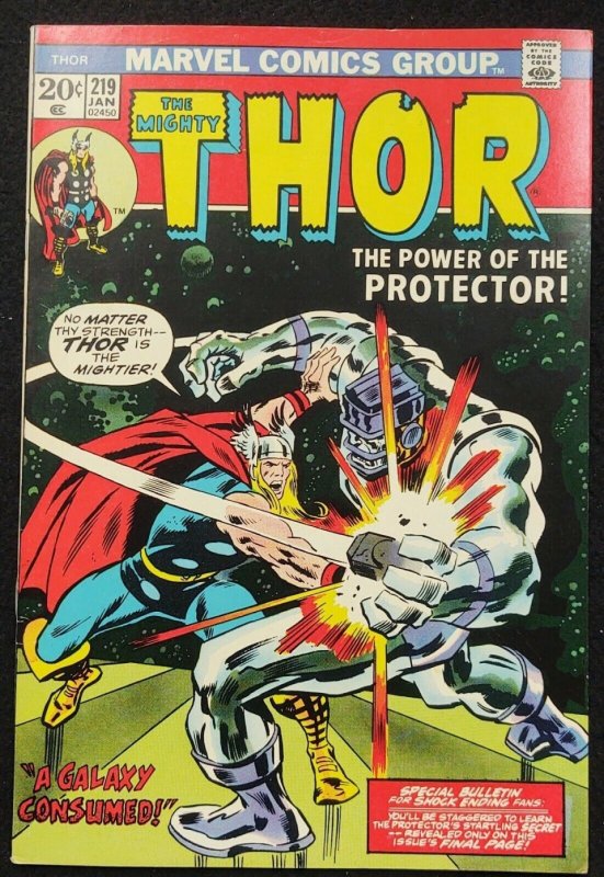 Thor (1966) #219 VF+ (8.5) 1st App Masters of the Black Stars John Buscema