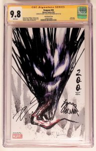 Venom #35 (2021) CGC SS 9.8 Jock Variant Cover, Signed Cates and Stegman!