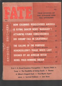 Fate 2/1964-Flying Saucer news-Doomed By An African Witch-Mystic-occult-pulp ...