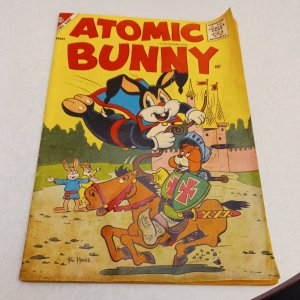 Atomic Bunny 12 August 1958 pat masulli cvr charlton comics silver age superhero