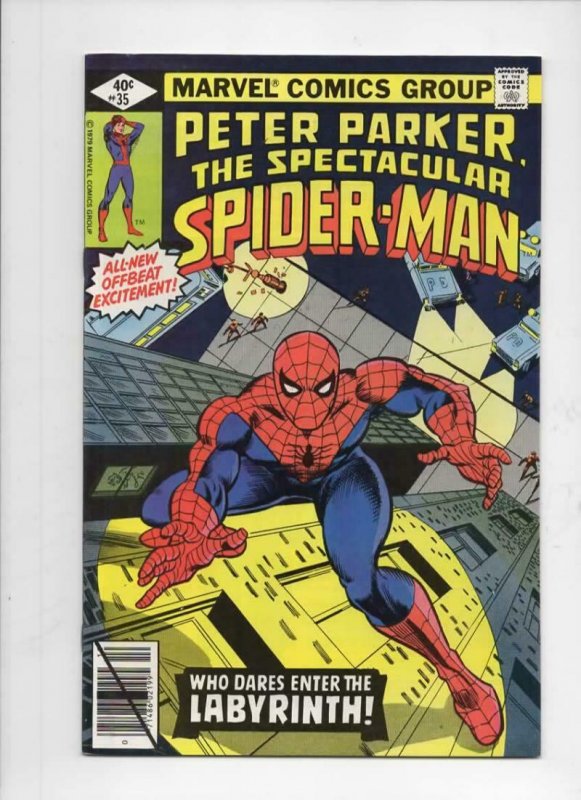 Peter Parker SPECTACULAR SPIDER-MAN #35 NM-, Labyrinth 1976 1979 more in store 