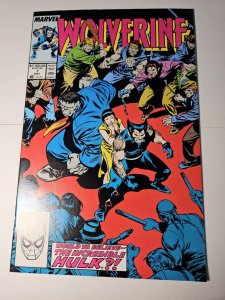 Wolverine #7, NM Hulk Marvel Comics, 1989