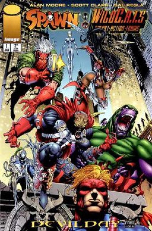 SPAWN WILDCATS DEVIL DAY #1-4 COMPLETE SET