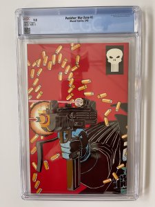 Punisher War Zone #1 - CGC 9.8 = Marvel Die cut wraparound cover (1992)