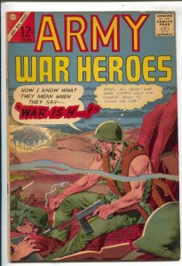 Army War Heroes #12 1966-Charlton-tommy gun cover-Airborne Invasion-VG/FN