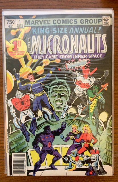 Micronauts Annual #1 Newsstand Edition (1979)