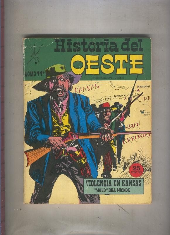 Historia del Oeste numero 11: Violencia en Kansas, Wild Bill Bickok