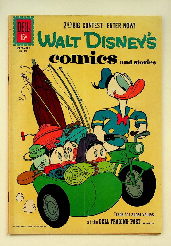 Walt Disney's Comics and Stories Vol. 21 #12 (252) (Sep 1961, Dell) - Good+
