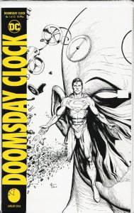 Doomsday Clock #1 Black and White Cover (2018)