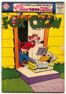 Fox And The Crow #36 1956-DC COMICS CLASSIC ISSUE G/VG