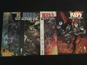 KISS: PSYCHO CIRCUS #3, 19, 26, 28 VFNM Condition