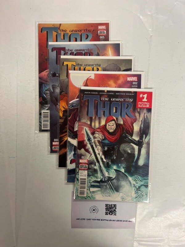 5 Thor Marvel Comic Books # 1 2 3 4 5 Avengers Defenders Thor Hulk 1 RC20