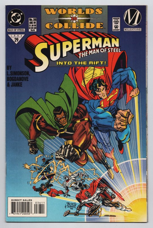Superman The Man of Steel #36 | Blood Syndicate (DC, 1994) VF/NM